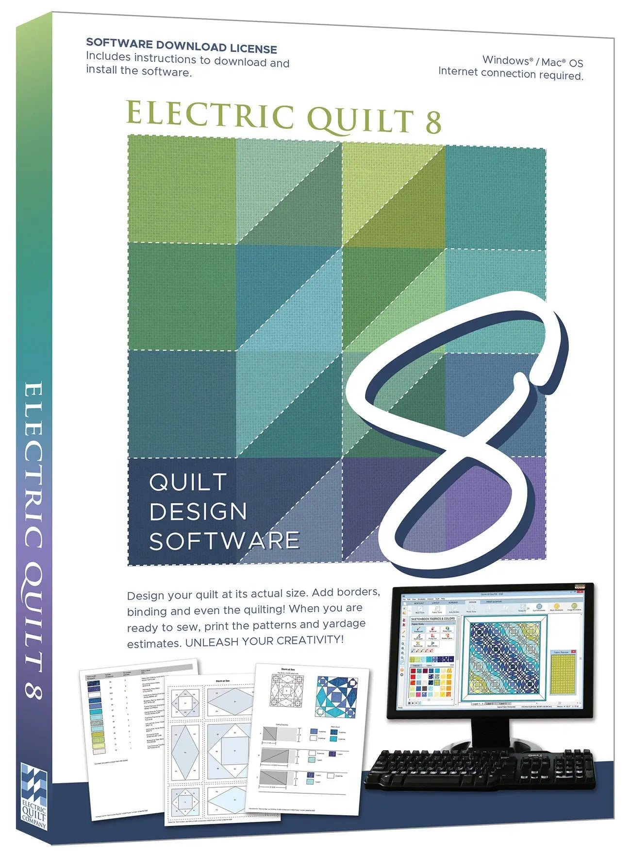 Software Electric Quilt 8 Quilt Design EQ8 - Linda's Electric Quilters