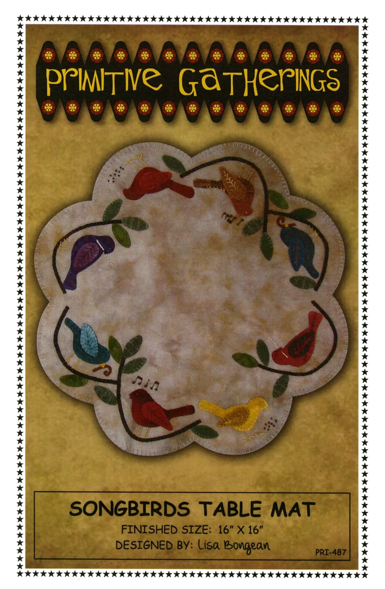 Songbird Table Mat - Linda's Electric Quilters