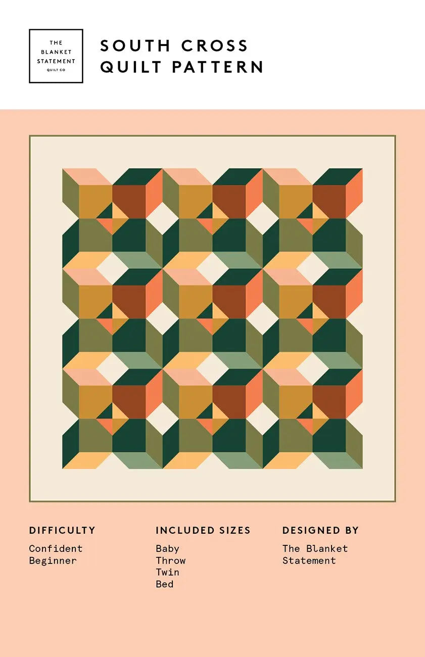 South Cross Quilt Pattern - Linda's Electric Quilters