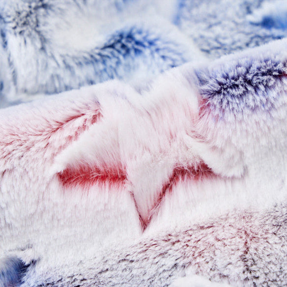 Spangled Luxe Cuddle Prism Stars 58/60" Fabric Per Yard