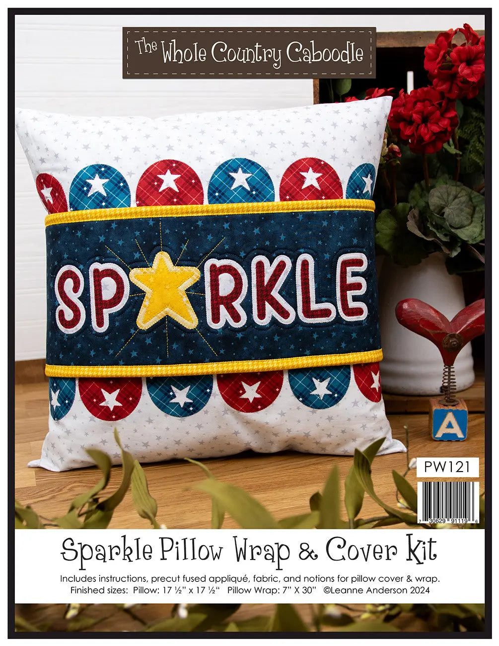 Sparkle Pillow Wrap & Cover Kit - Linda's Electric Quilters