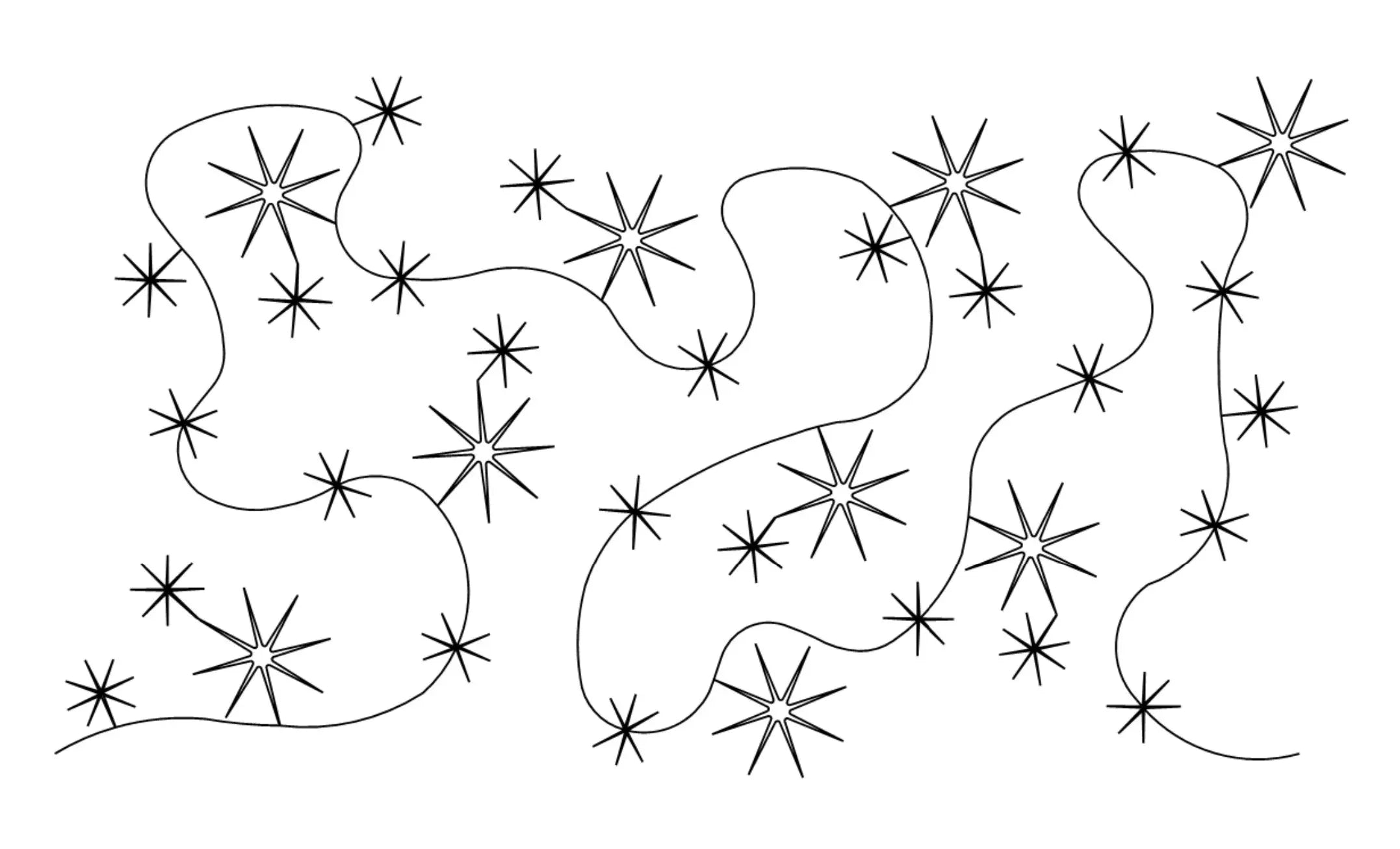 Sparklers E2E - Linda's Electric Quilters