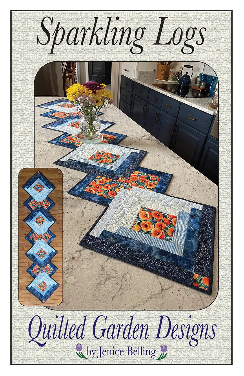 Sparkling Logs - Linda's Electric Quilters