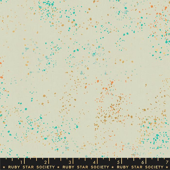 Speckled Metallic Shell Cotton 43 44 inch Fabric Moda Fabrics