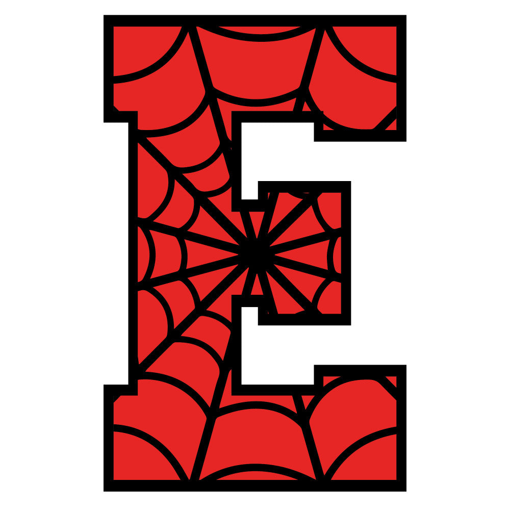 Spider Alphabet Fabric Panel 12