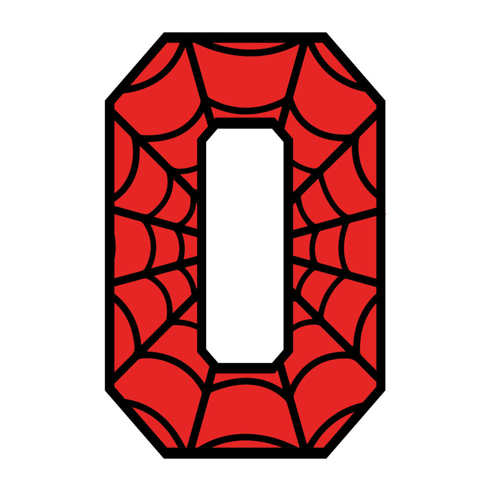 Spider Alphabet Fabric Panel 22