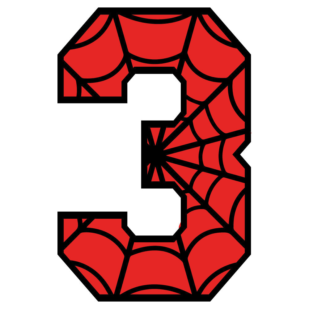 Spider Alphabet Fabric Panel 36