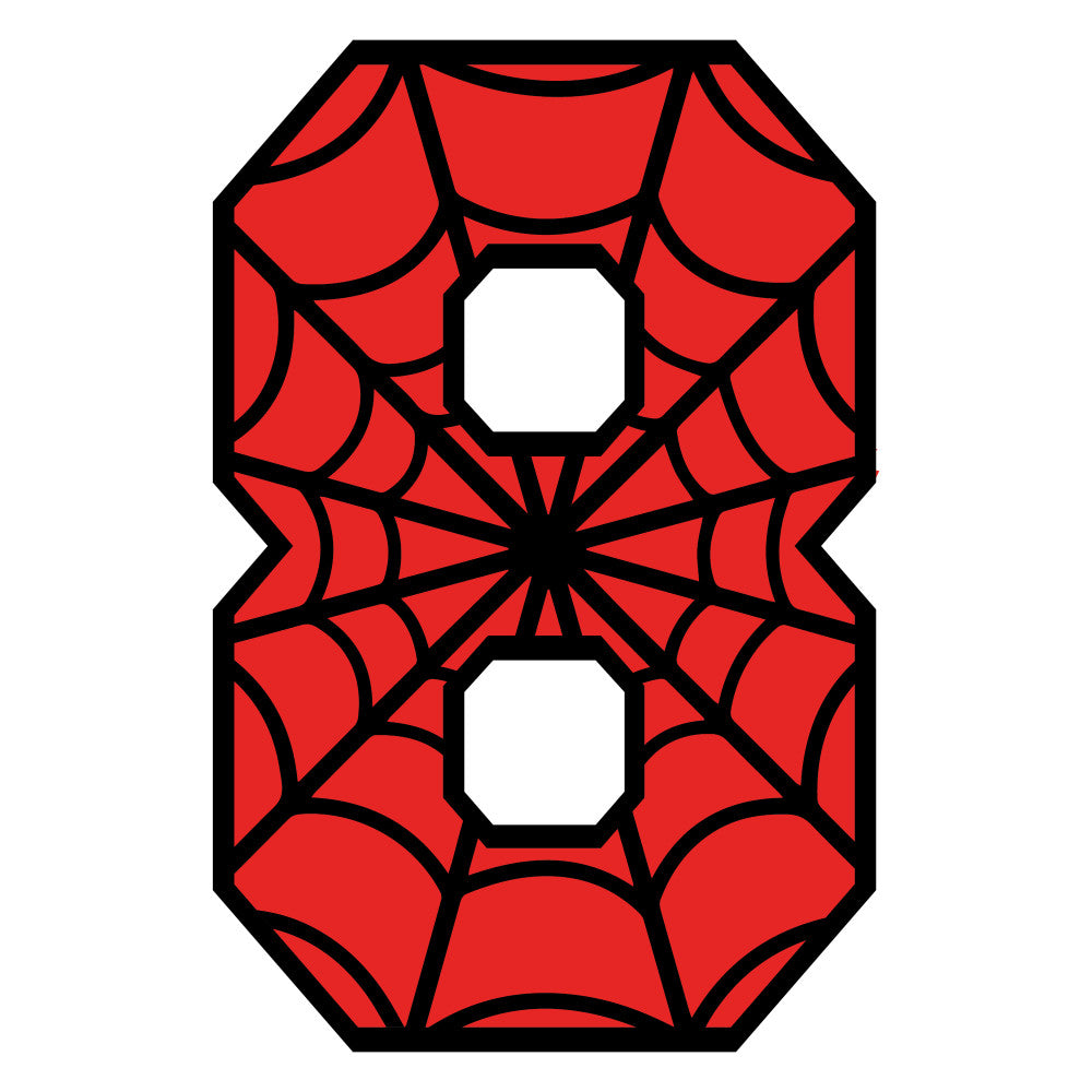 Spider Alphabet Fabric Panel 5