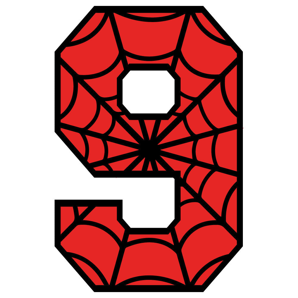 Spider Alphabet Fabric Panel 6