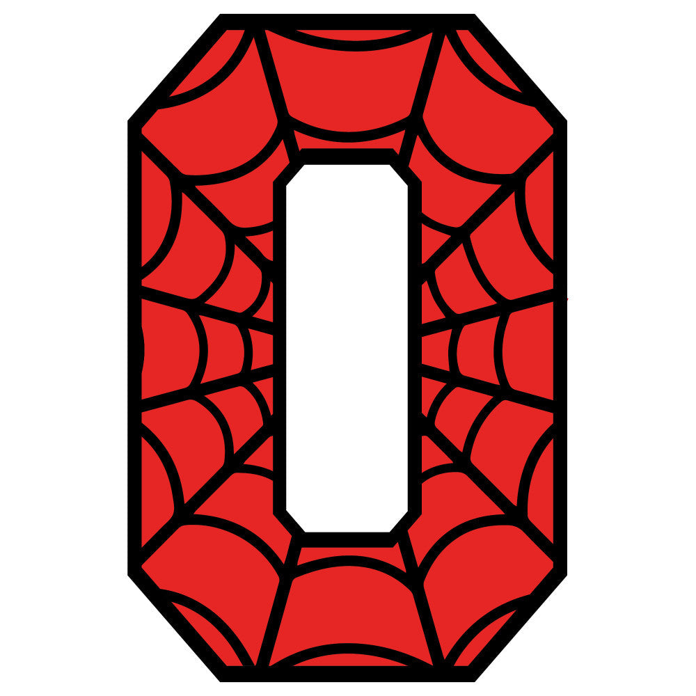 Spider Alphabet Fabric Panel 7