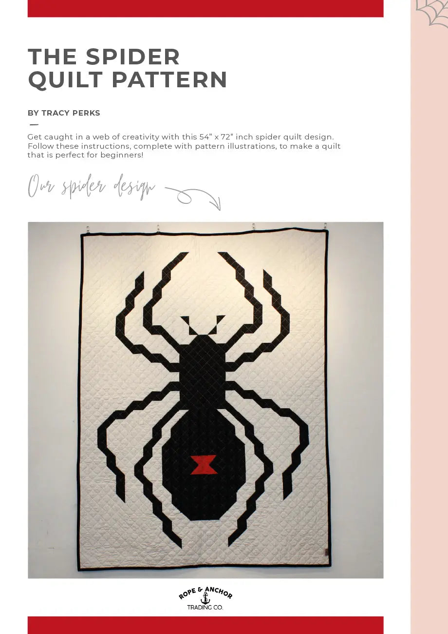 Spider Quilt Pattern Rope & Anchor Trading Co.