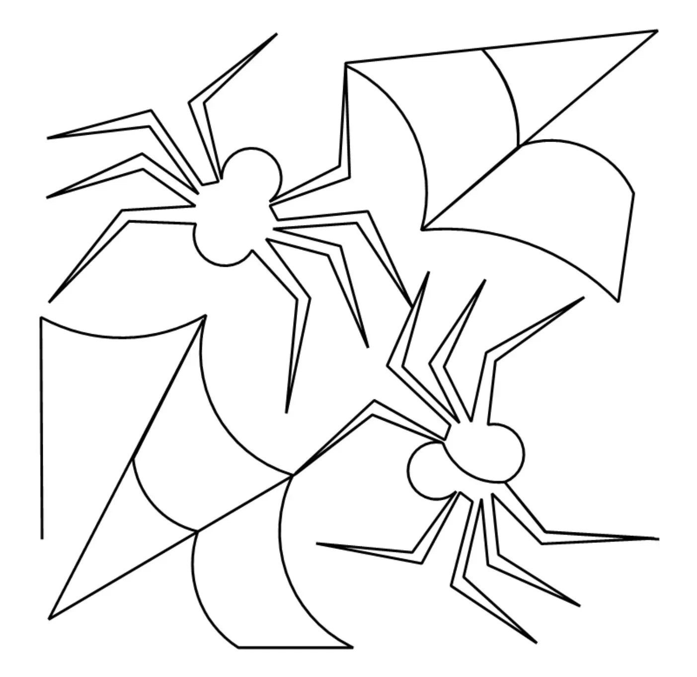 Spiders E2E - Linda's Electric Quilters
