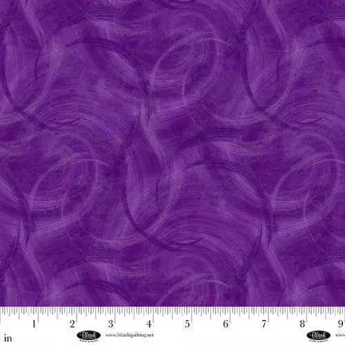 Spin Flannel 108" Satin Moon Designs Purple Cotton Wideback Fabric per yard Blank Quilting Inc