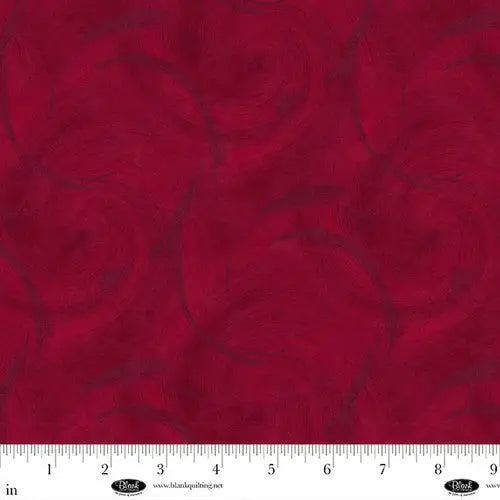 Spin Flannel 108" Satin Moon Designs Red Cotton Wideback Fabric per yard Blank Quilting Inc