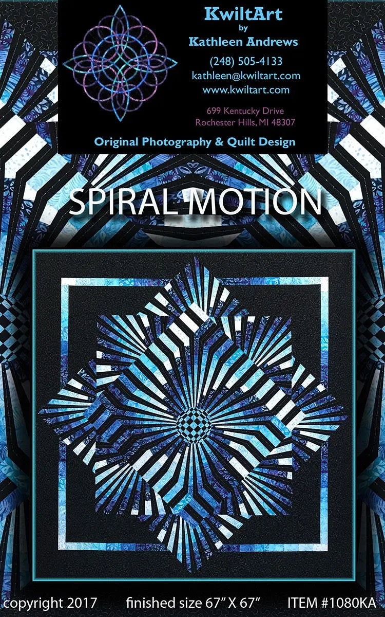 Spiral Motion - Linda's Electric Quilters