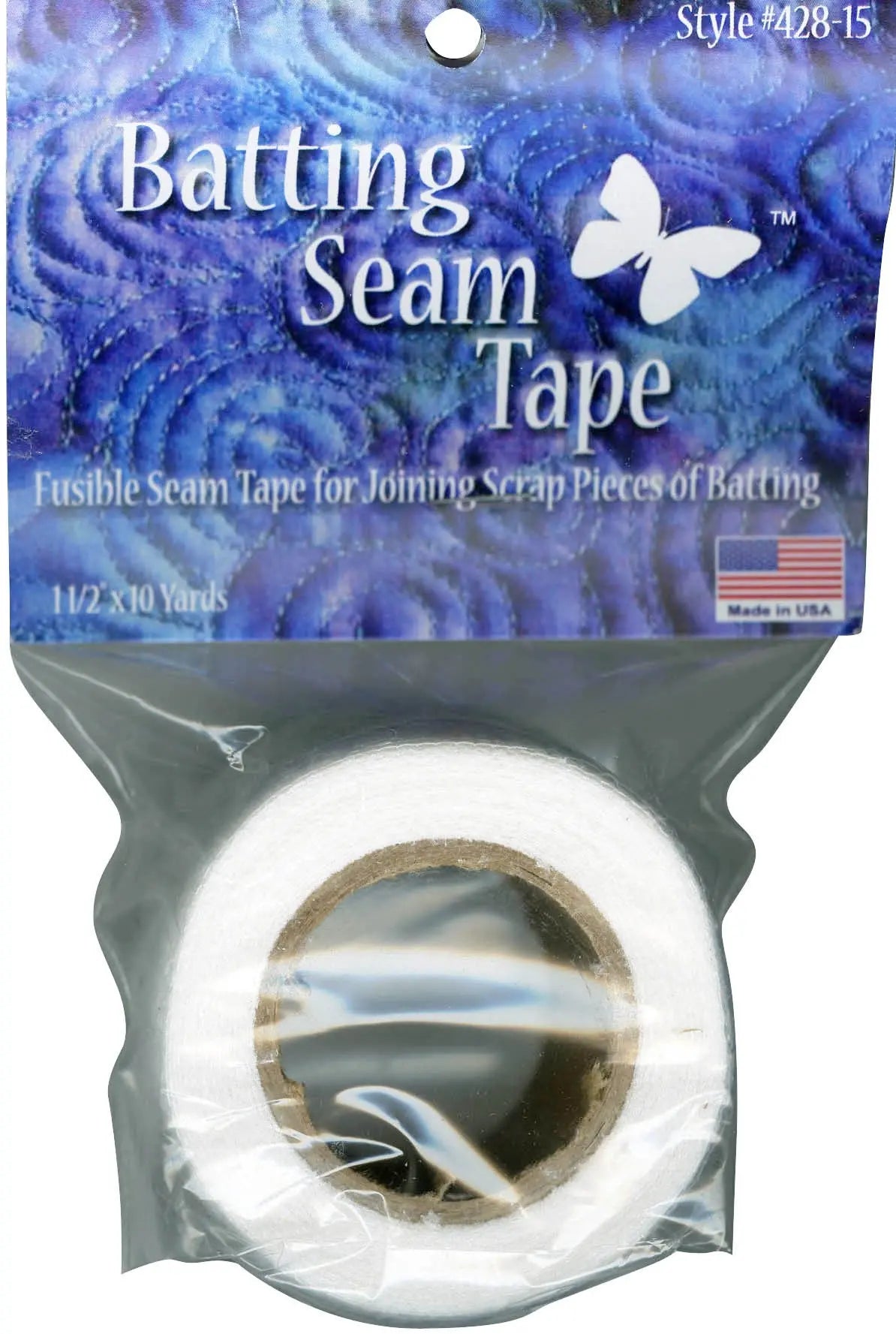 Splendid Seam Tape 1-1/2 in x 10Yd white - Linda's Electric Quilters