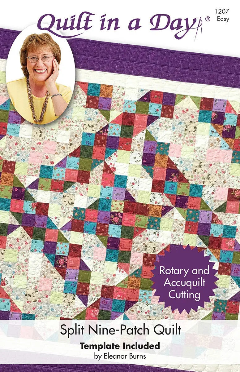 Split Nine Patch Quilt - Linda's Electric Quilters