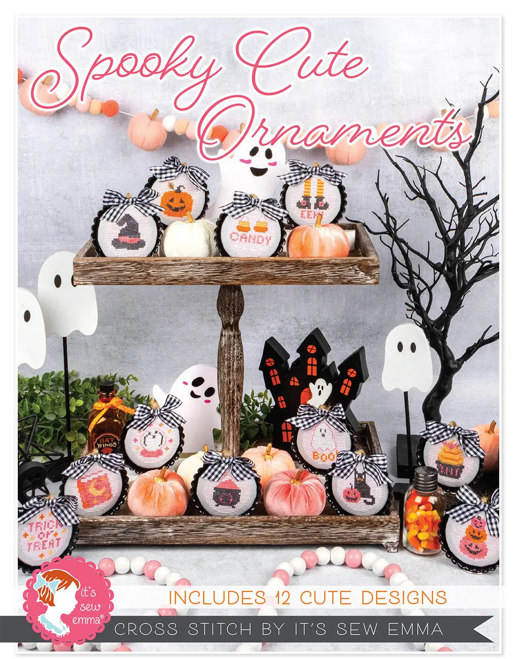 Spooky Cute Ornaments Cross Stitch Pattern Checker Distributor