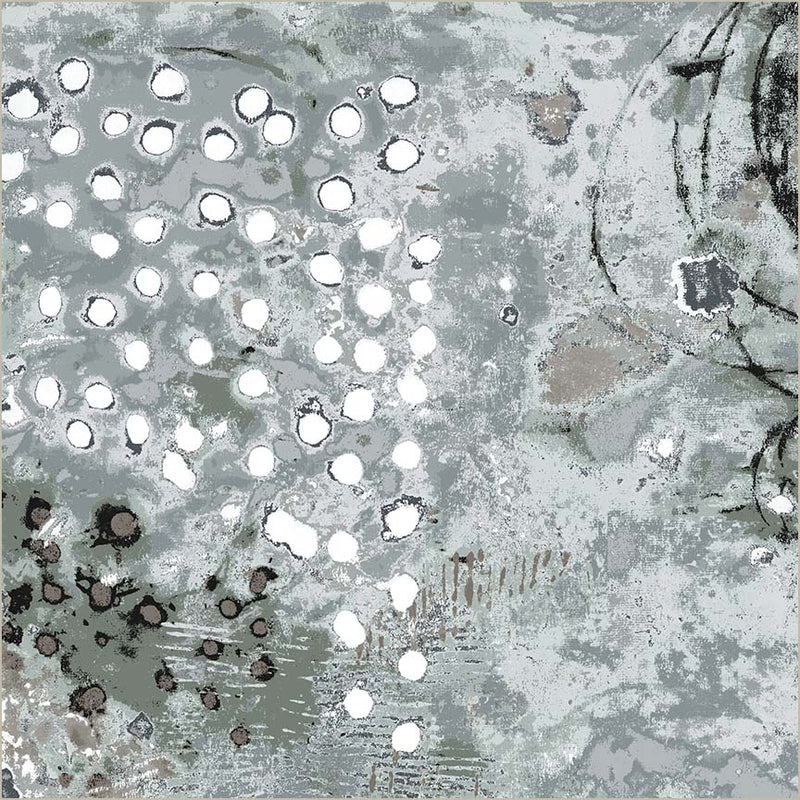 Spotted Graffiti Snowball Cotton Wideback Fabric per yard