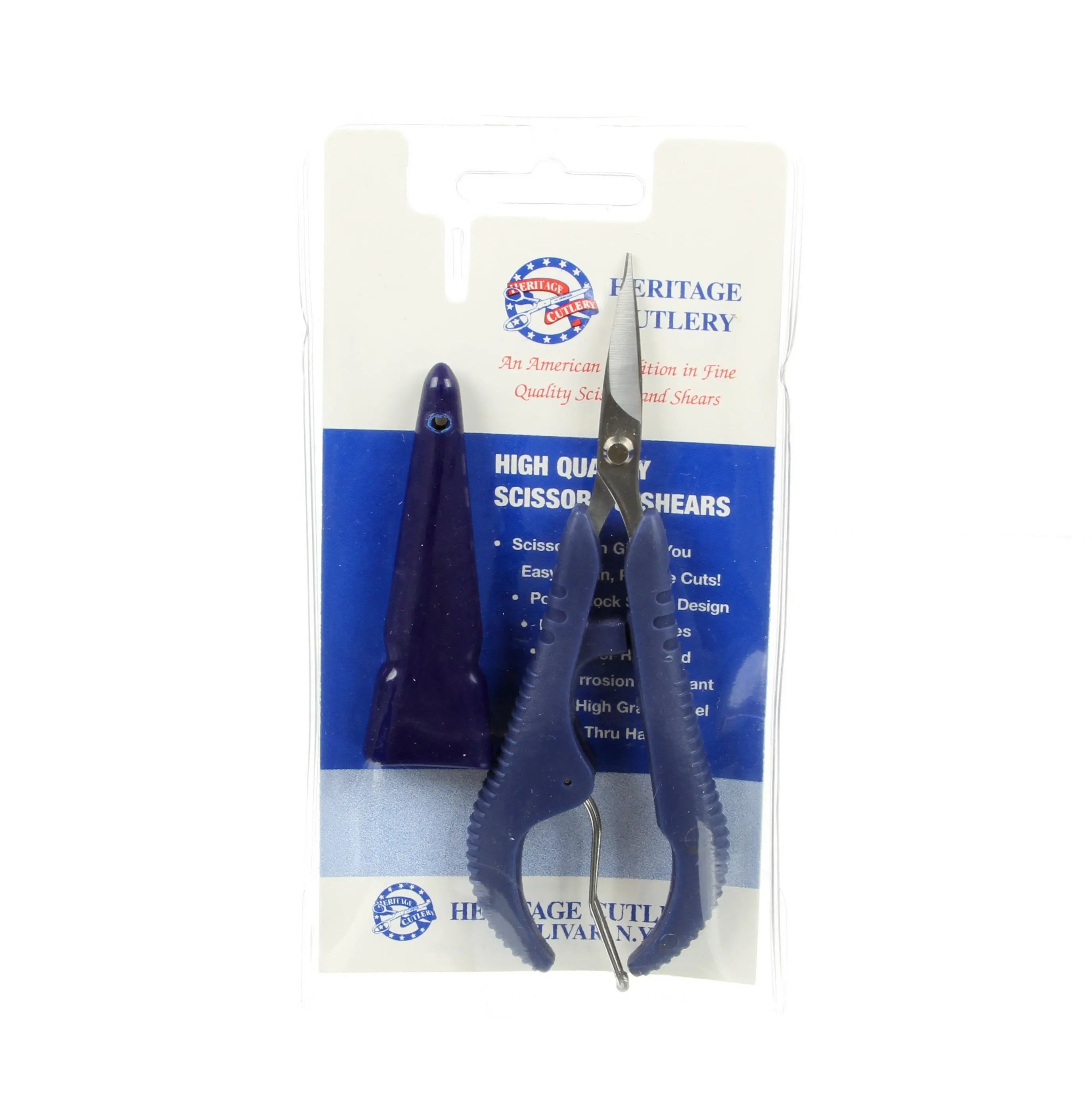 Spring-Loaded 5in Embroidery Nipper with Curved Blades - Linda's Electric Quilters