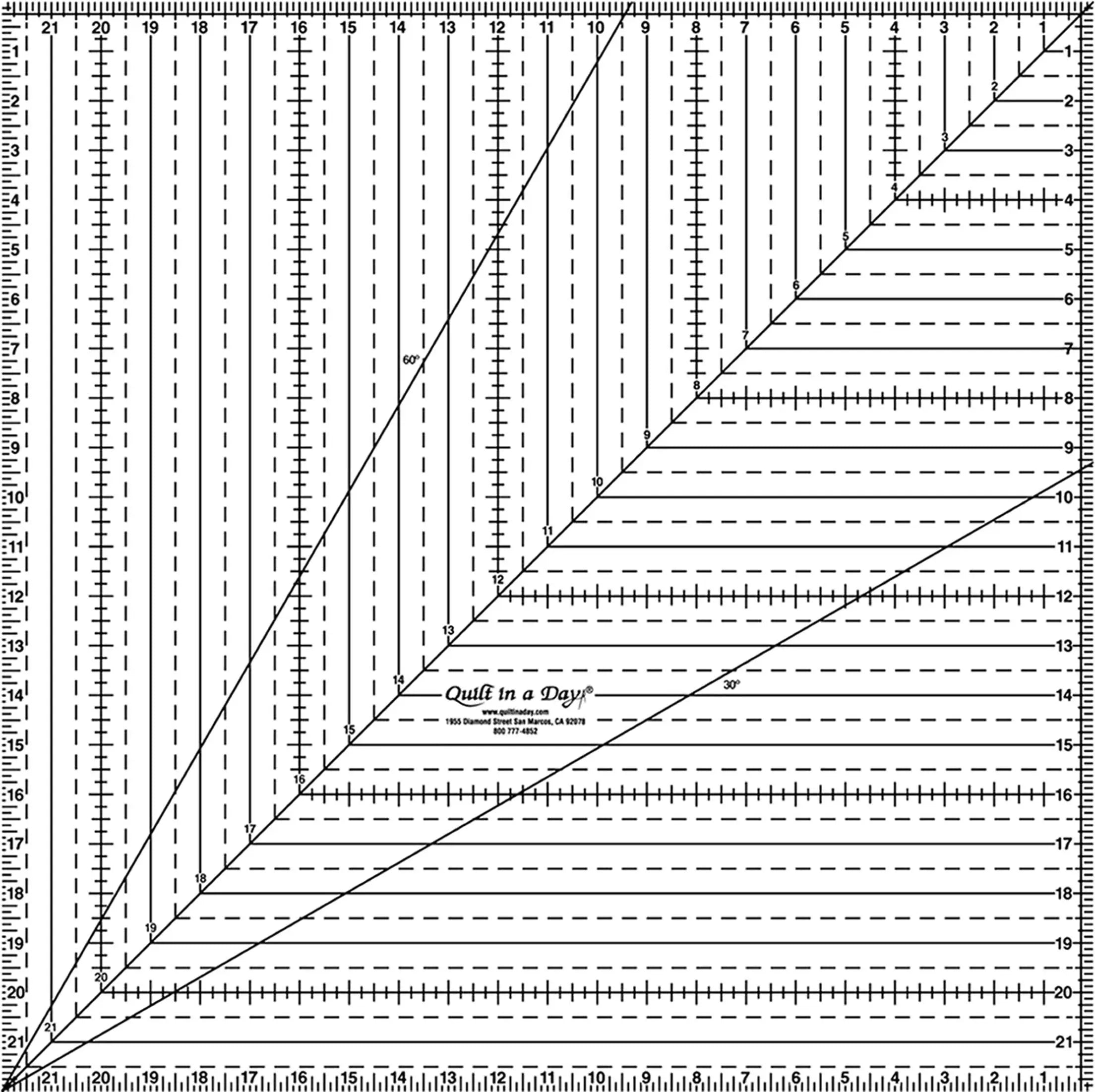 Square Up Ruler 22in - Linda's Electric Quilters