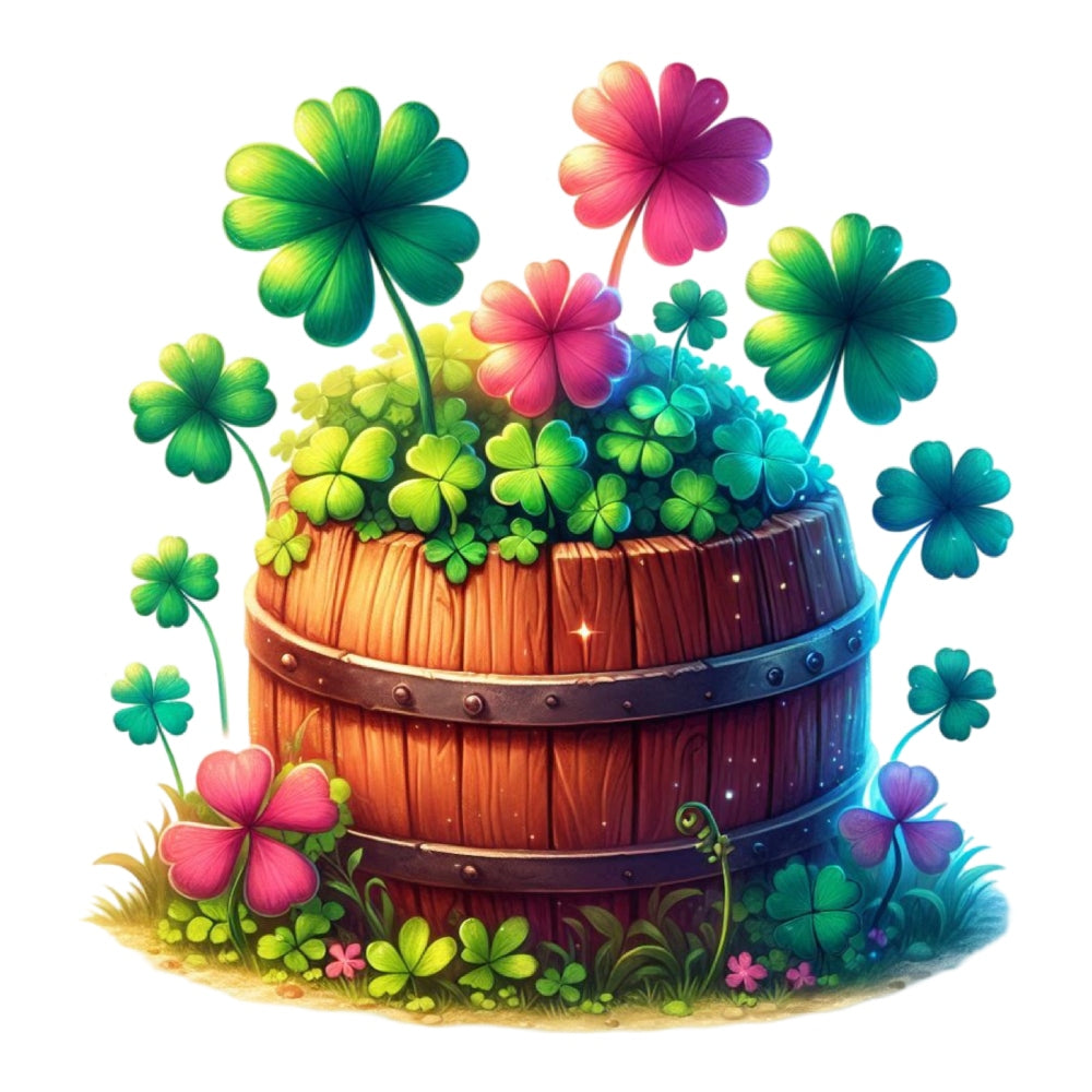 St. Patrick's Day Elements Fabric Panel 1