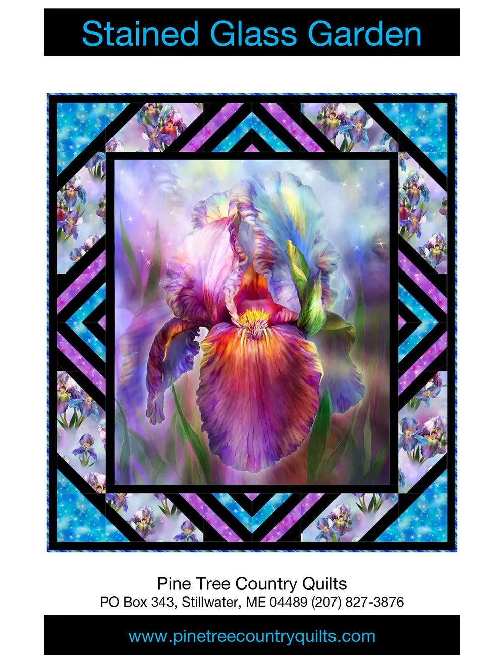 Stained Glass Garden - Linda's Electric Quilters