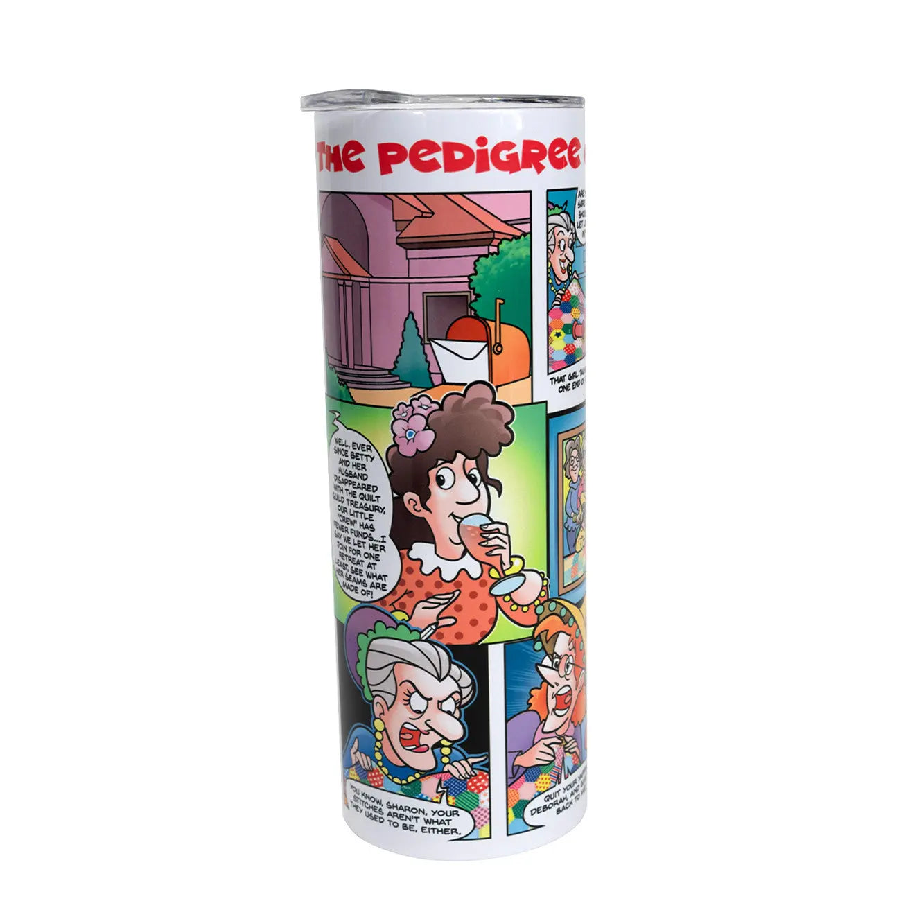 Stainless Steel Tumbler Pedigree of a Quilter Episode 1 - Linda's Electric Quilters