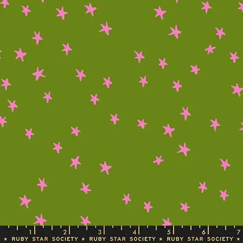 Starry New Sprout 43"/44" Fabric Per Yard Moda Fabrics & Supplies