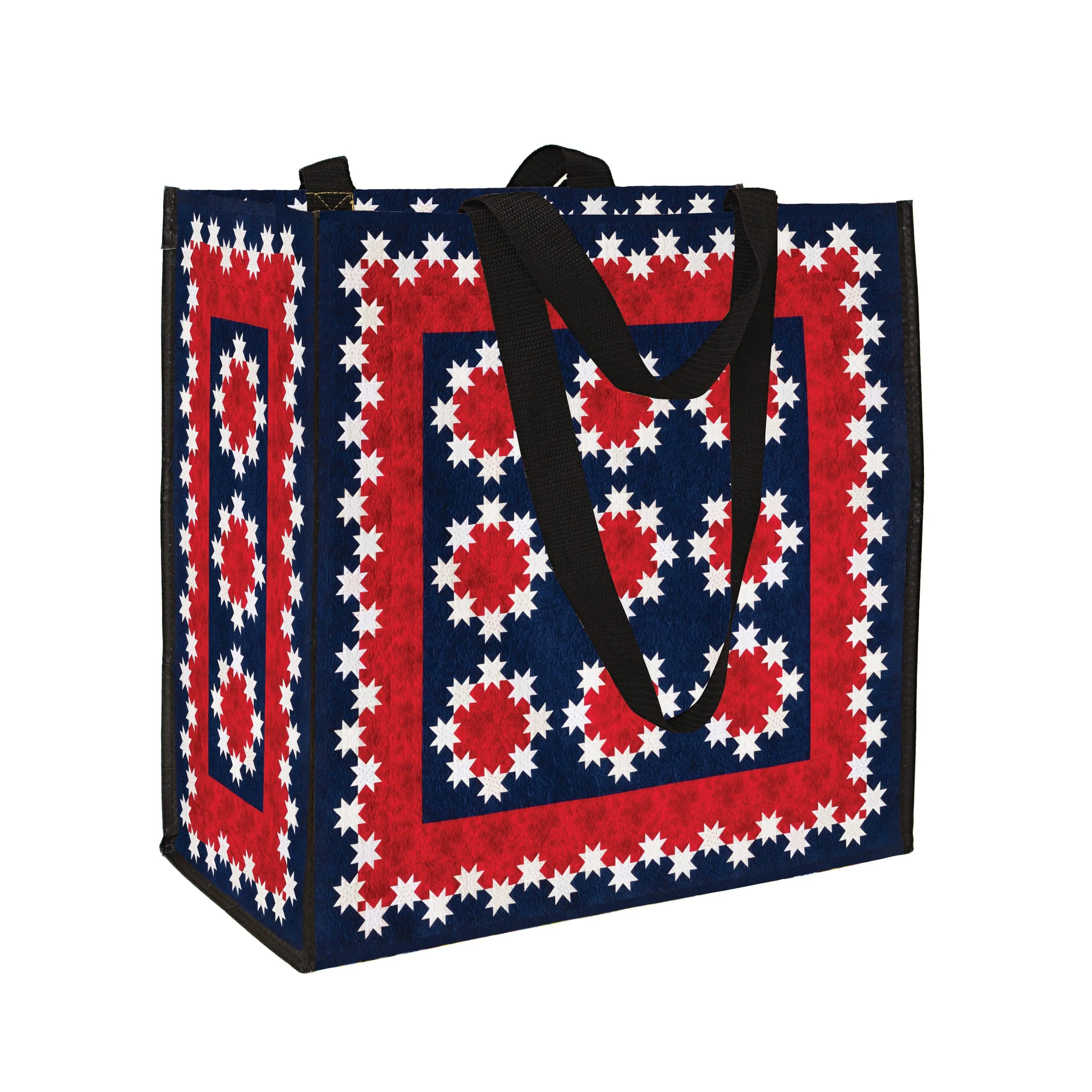 Stars Over the States Eco Tote - Linda's Electric Quilters