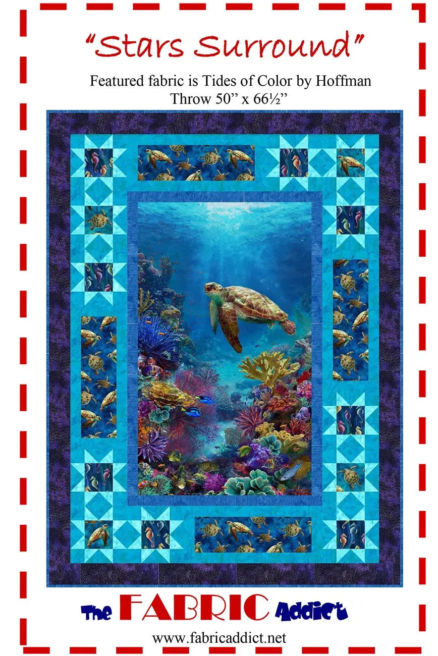 Stars Surround - Linda's Electric Quilters