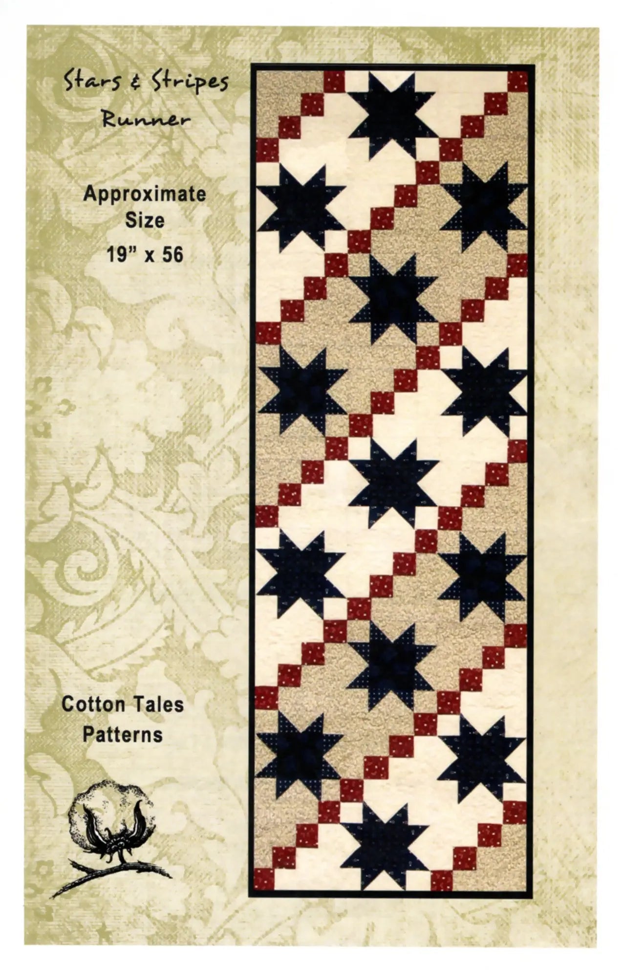 Stars & Stripes Runner - Linda's Electric Quilters