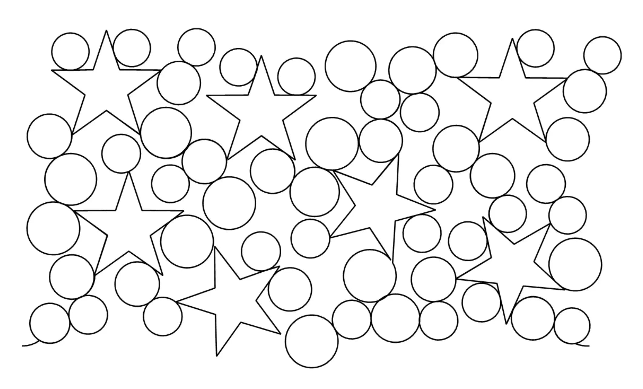 Stars and Pearls E2E - Linda's Electric Quilters