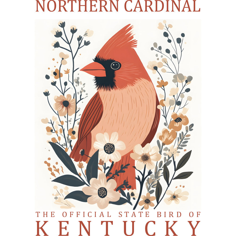 State Bird Poster Fabric Panel 18