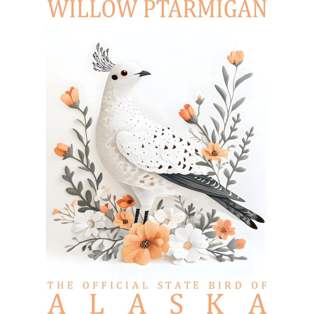 State Bird Poster Fabric Panel 21