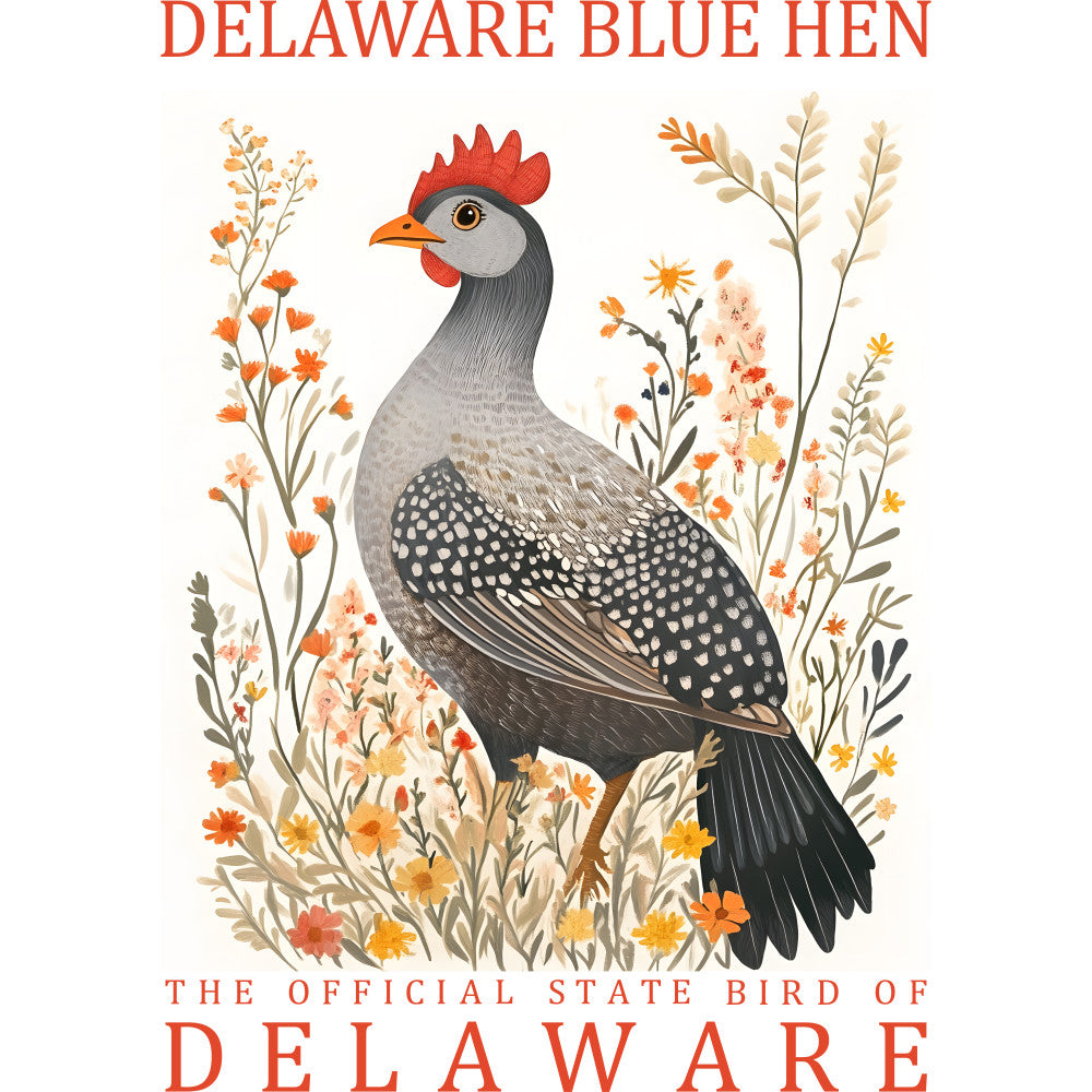 State Bird Poster Fabric Panel 23