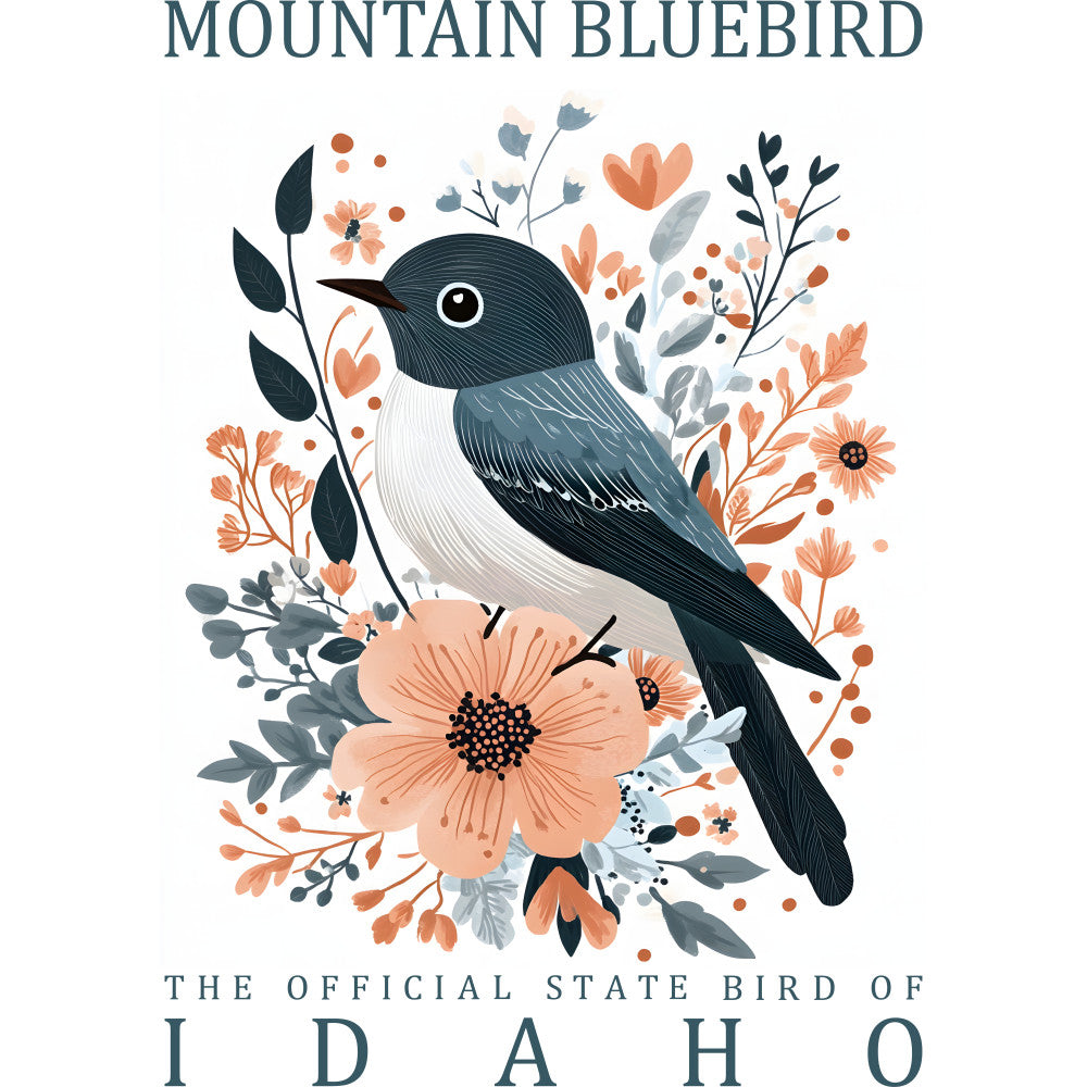 State Bird Poster Fabric Panel 24