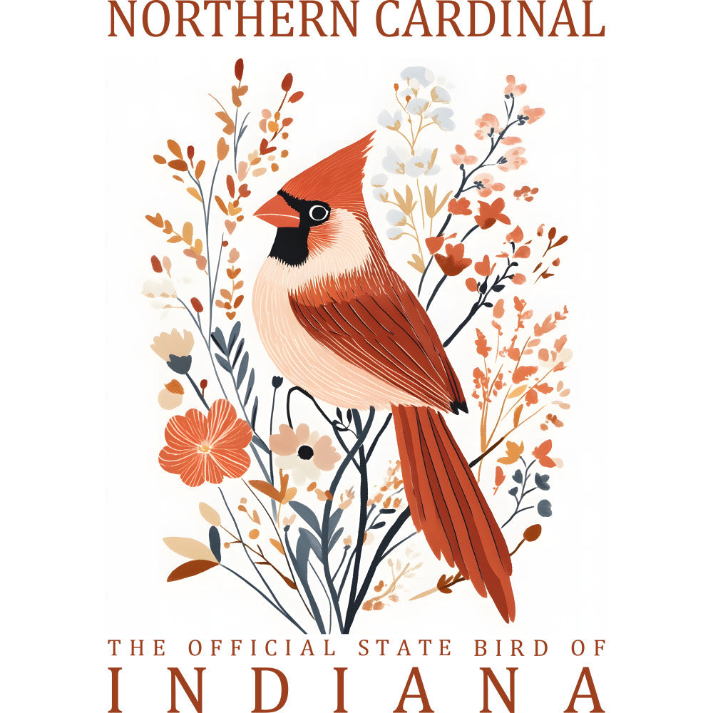 State Bird Poster Fabric Panel 26