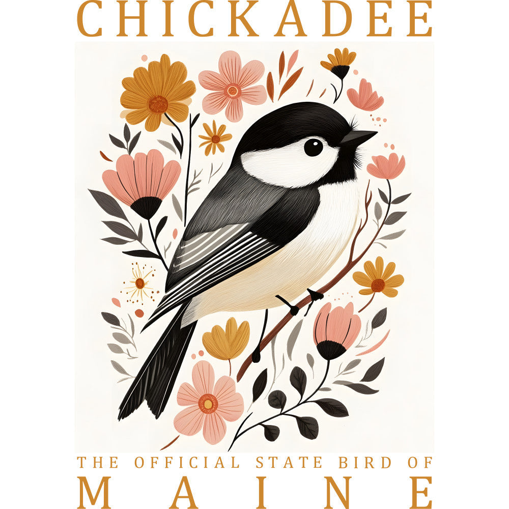 State Bird Poster Fabric Panel 27
