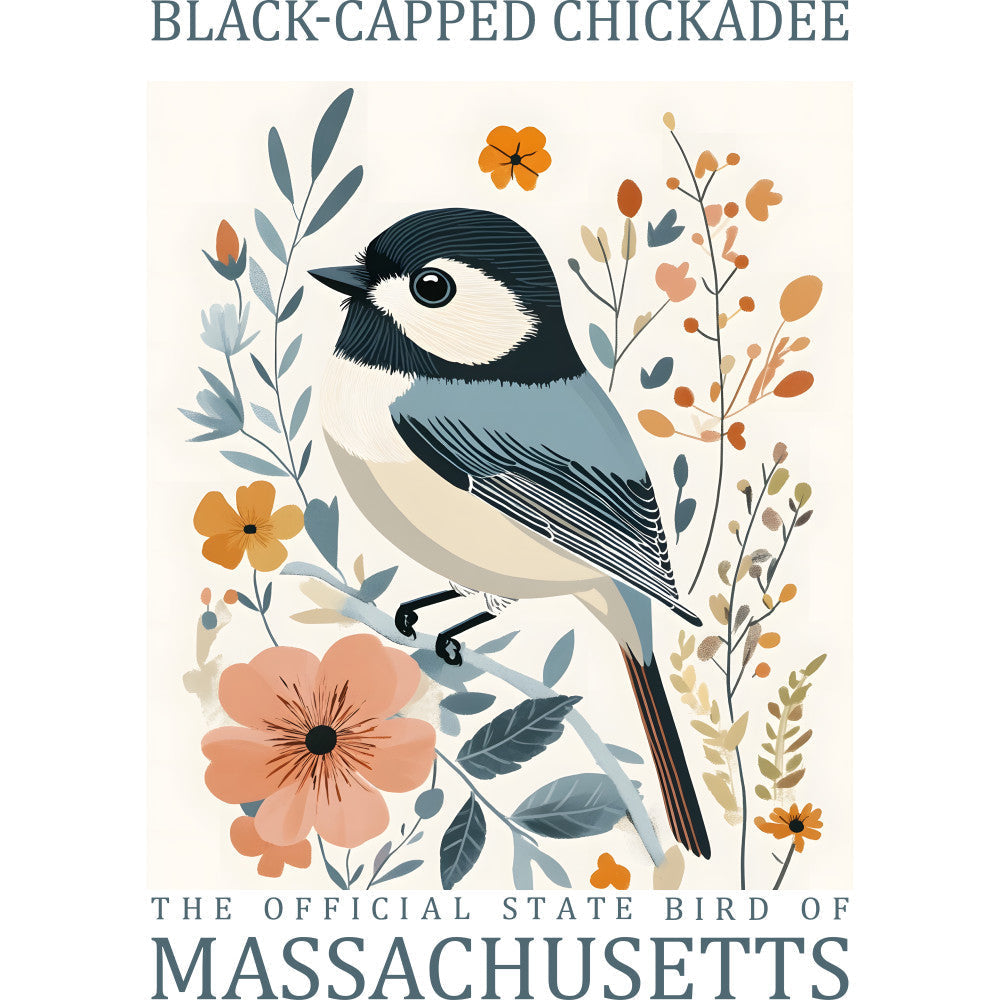State Bird Poster Fabric Panel 28