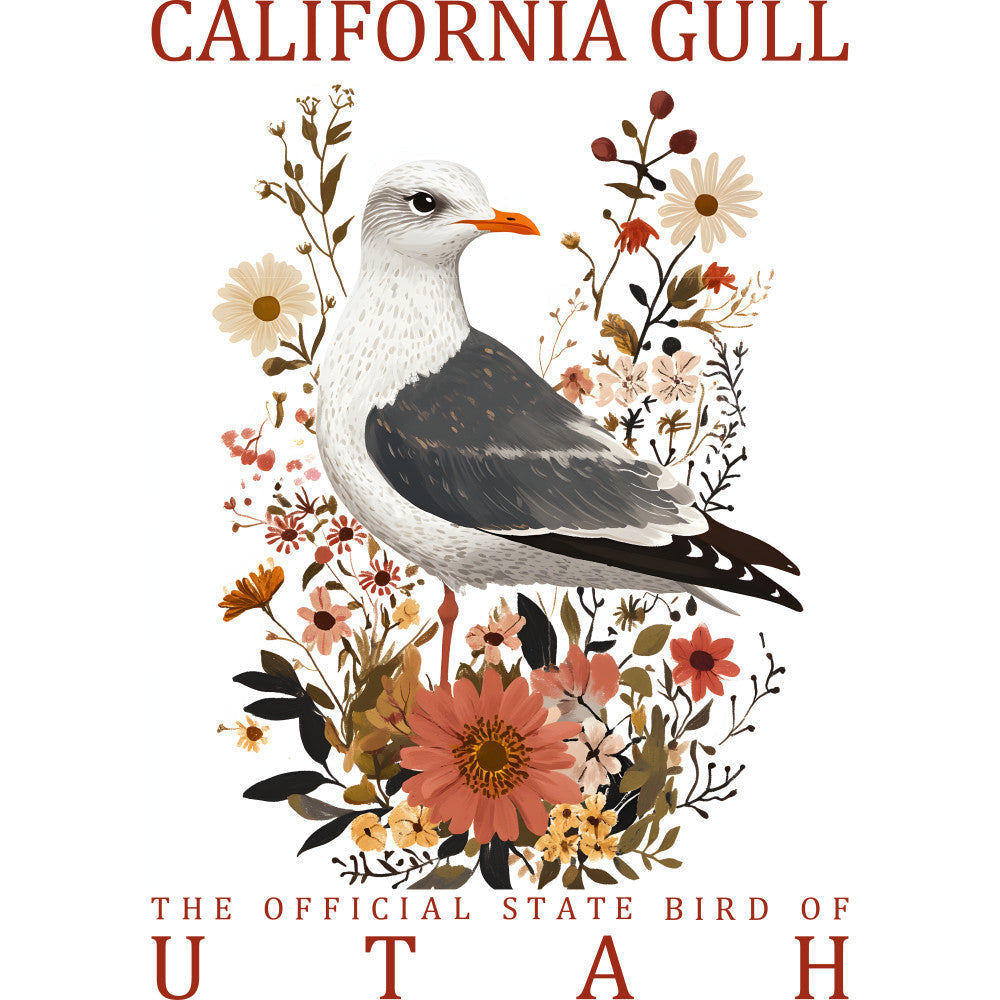 State Bird Poster Fabric Panel 3