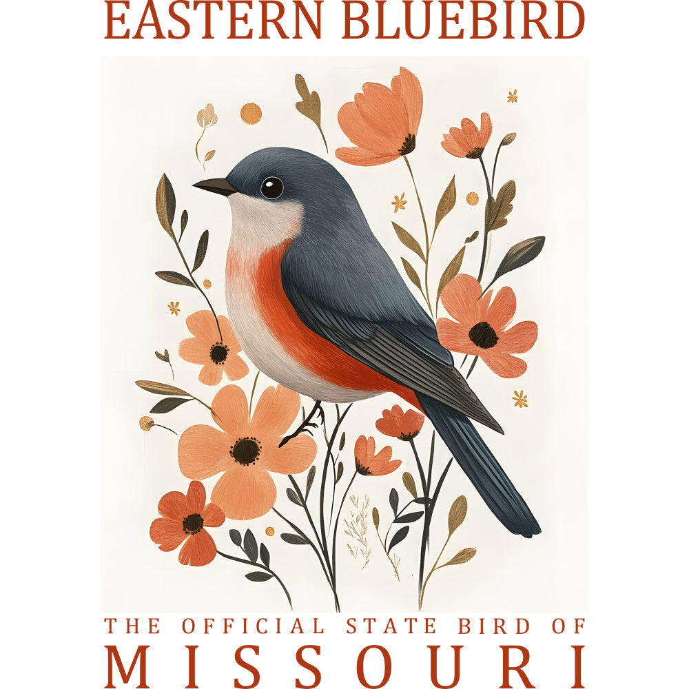 State Bird Poster Fabric Panel 32
