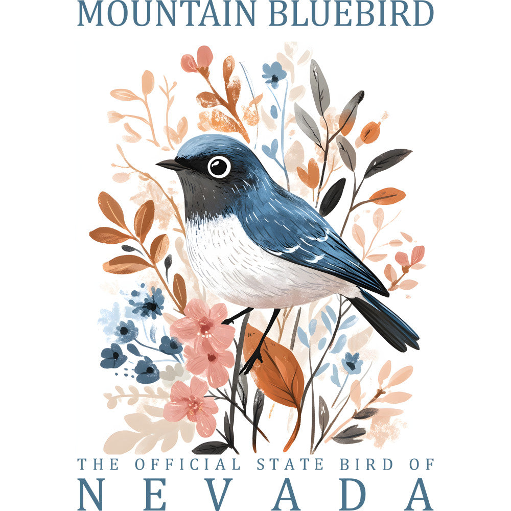State Bird Poster Fabric Panel 34