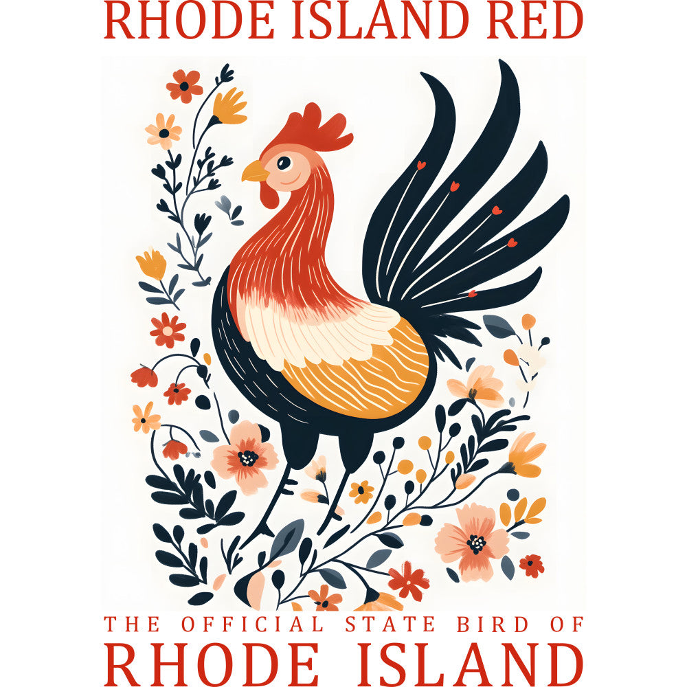 State Bird Poster Fabric Panel 38