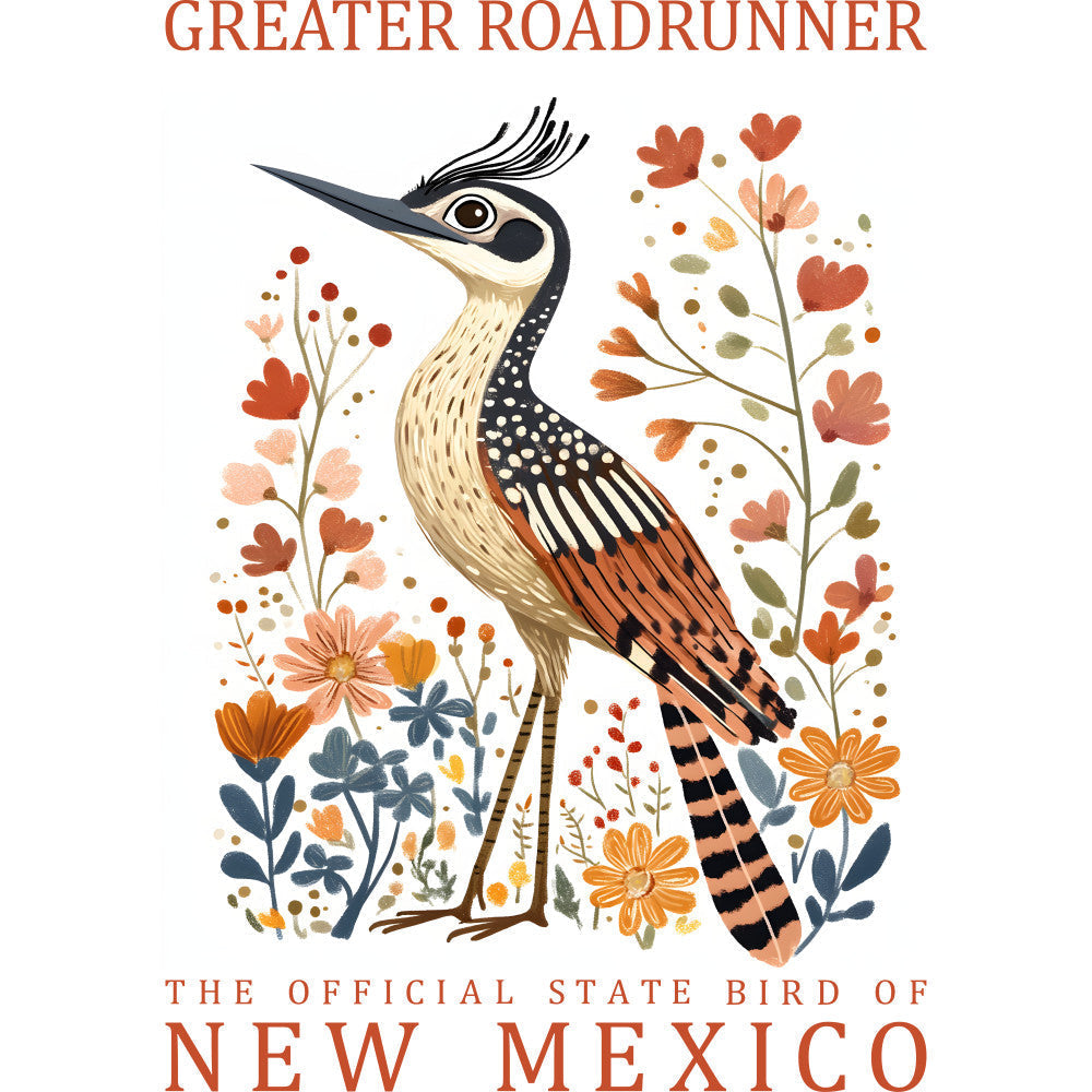 State Bird Poster Fabric Panel 43