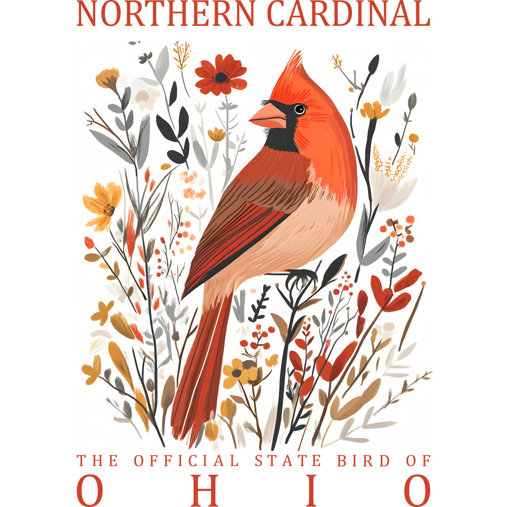 State Bird Poster Fabric Panel 46