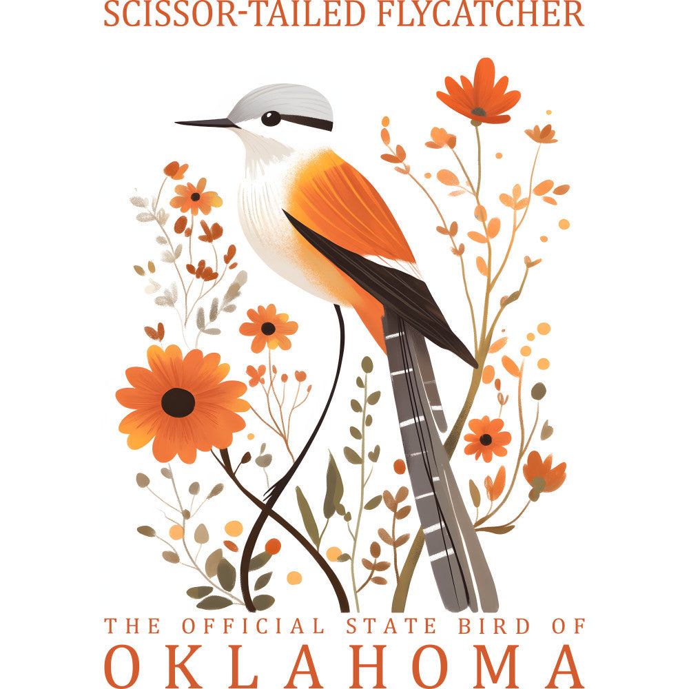 State Bird Poster Fabric Panel 47