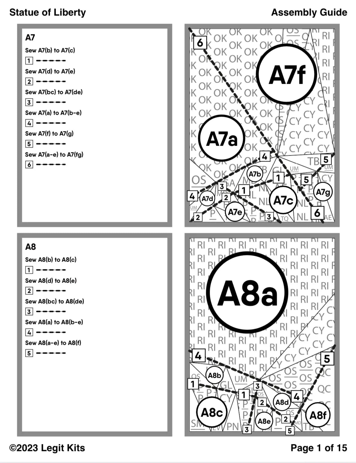 Statue of Liberty Quilt Kit - Linda's Electric Quilters