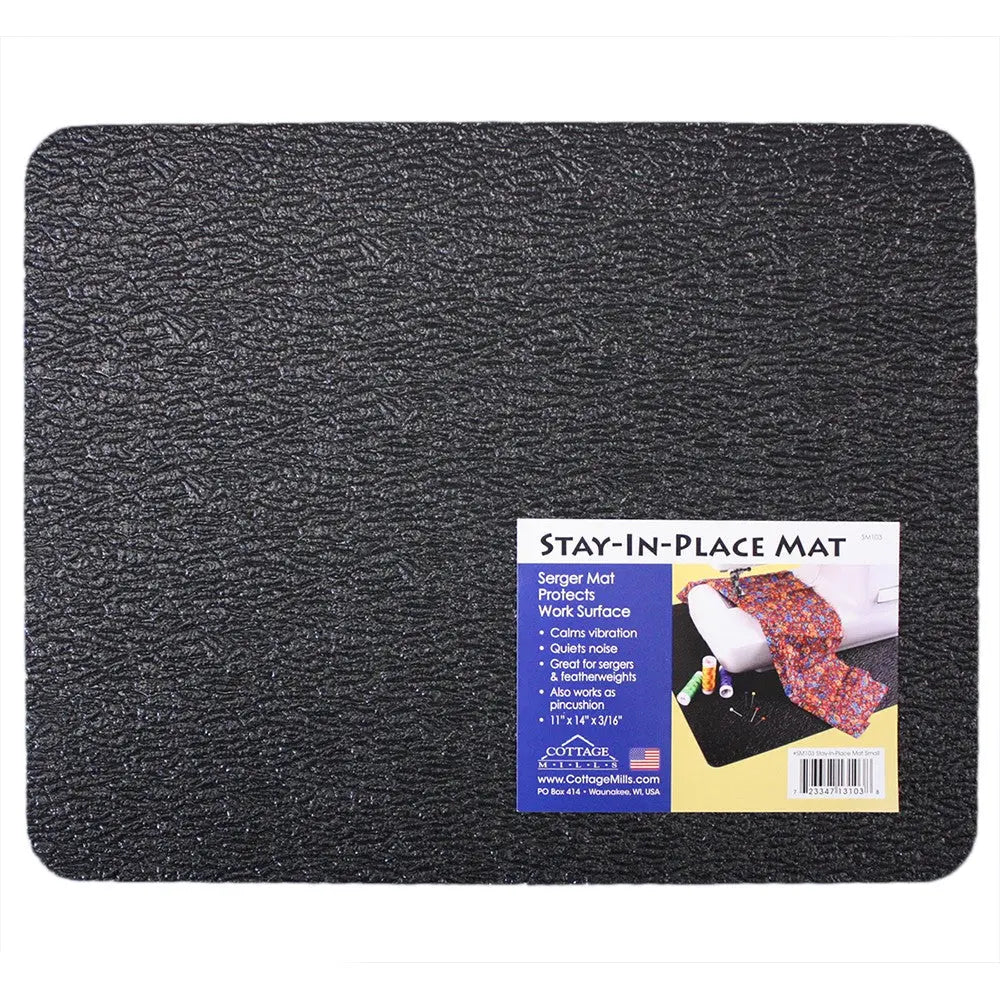 Stay-In-Place Machine Mat 11in x 14in - Linda's Electric Quilters