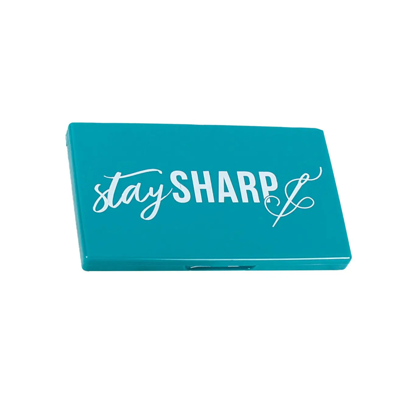 Stay Sharp Navy Magnetic Needle Case - Linda's Electric Quilters